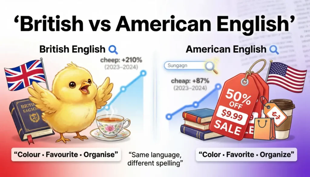British English vs American English Spelling