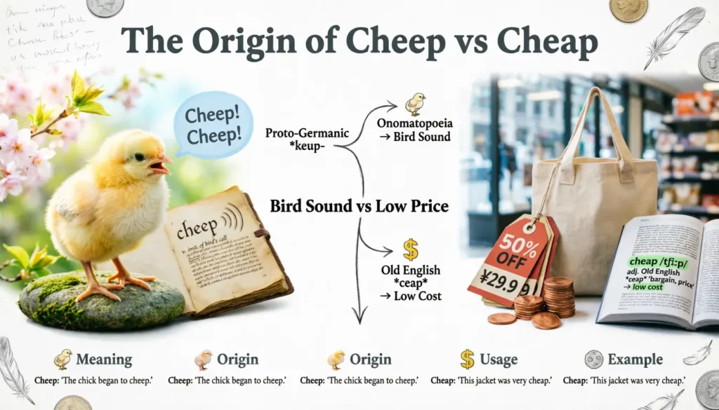 The Origin of Cheep or Cheap