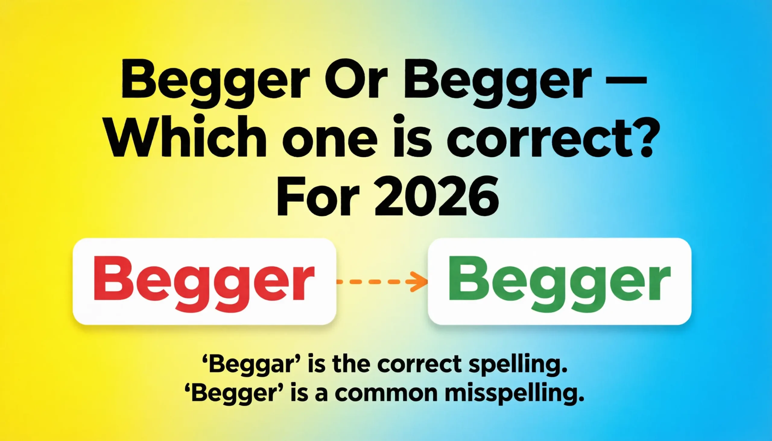 Begger Or Beggar