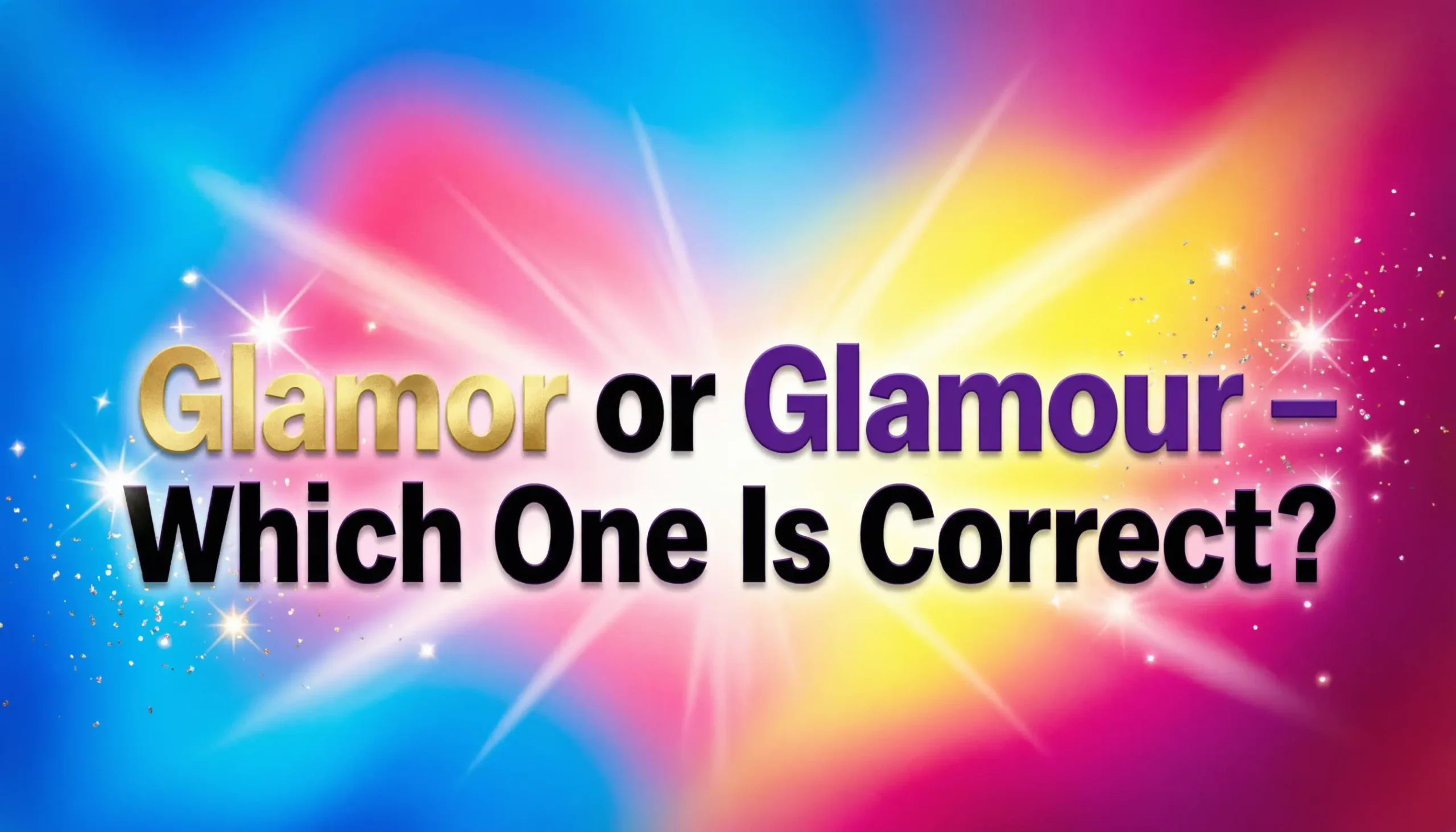 Glamor or Glamour