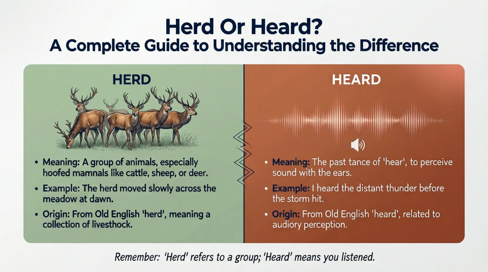 Herd or Heard