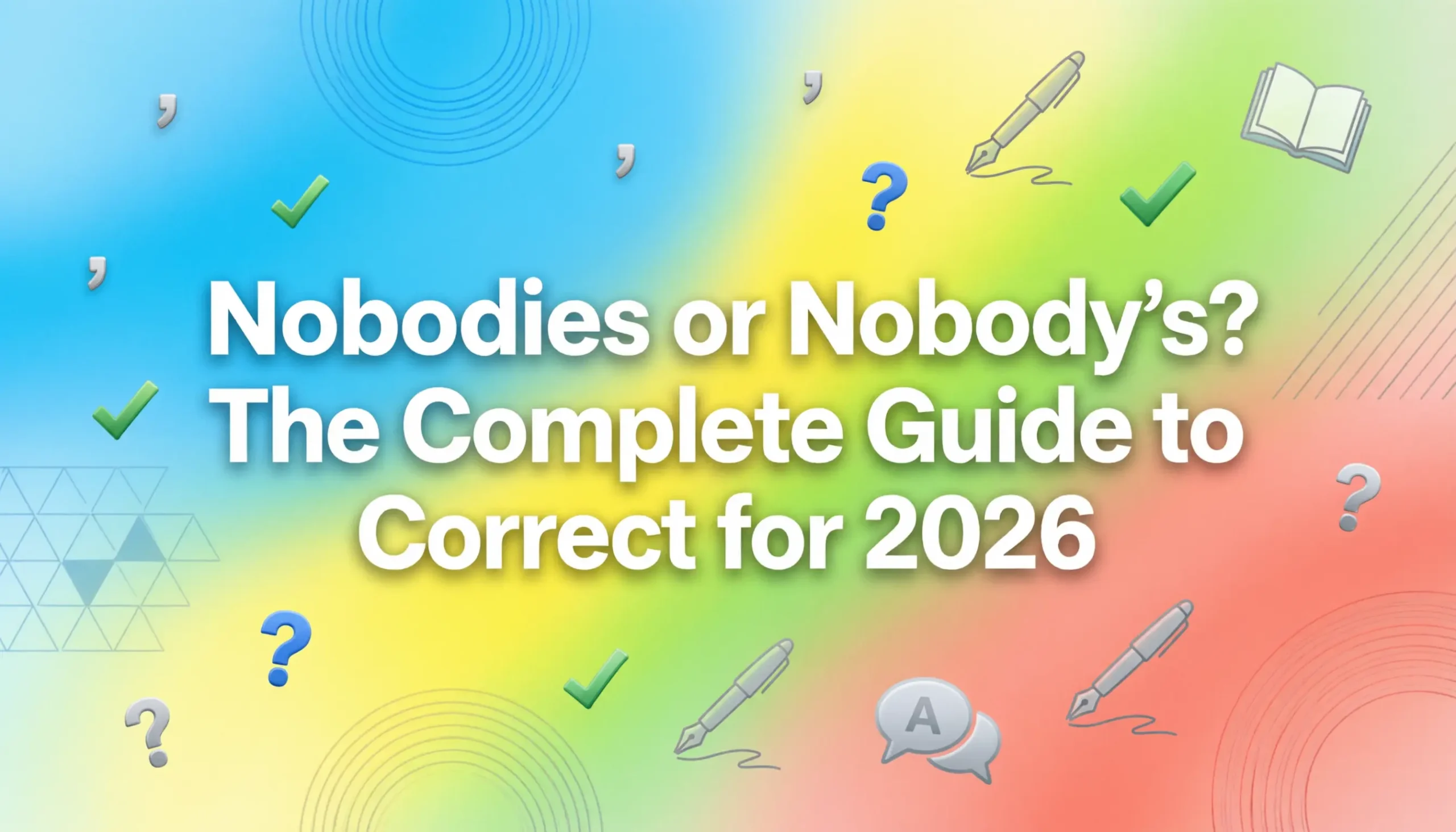 Nobodies Or Nobody’s