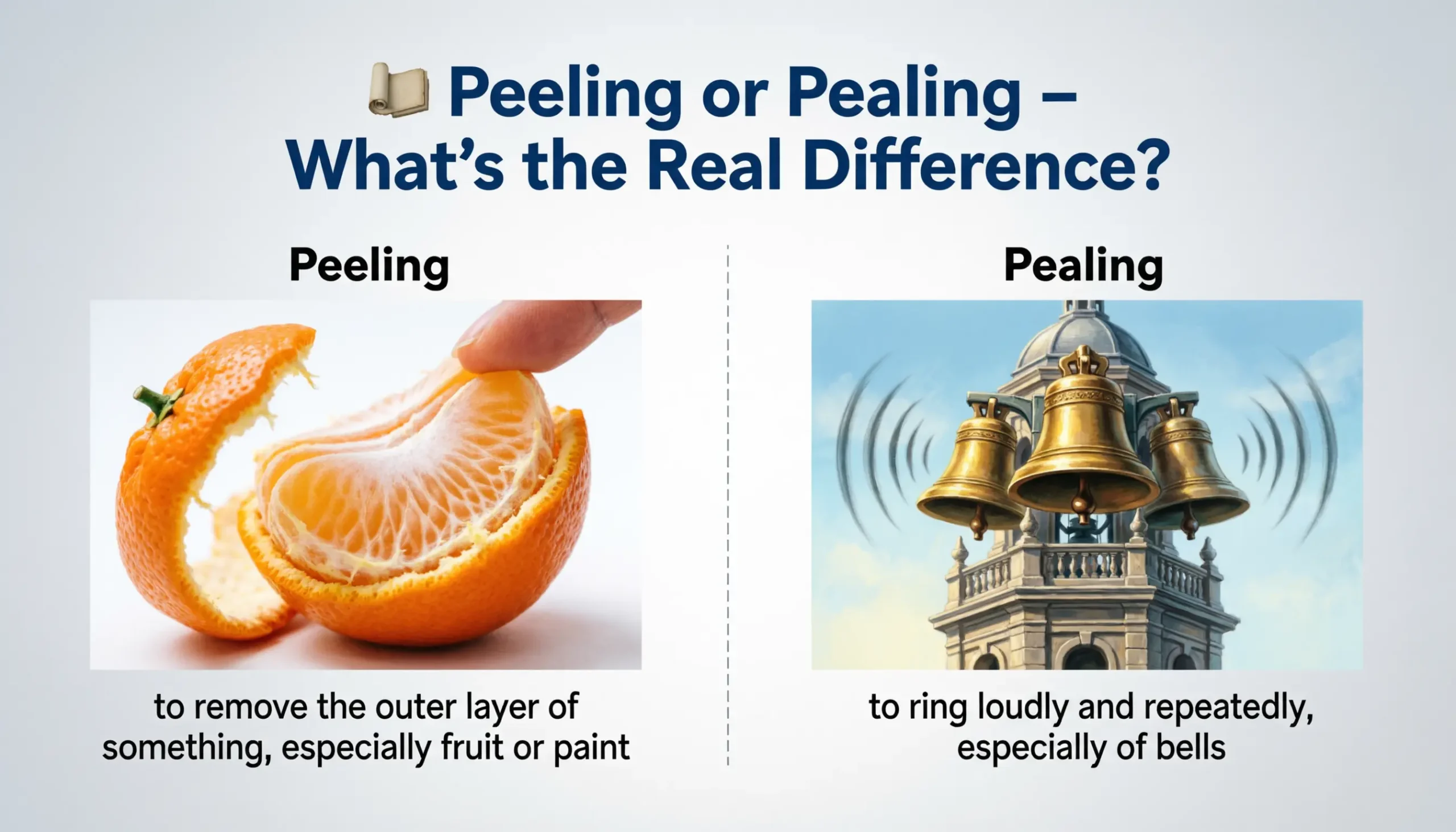Peeling Or Pealing