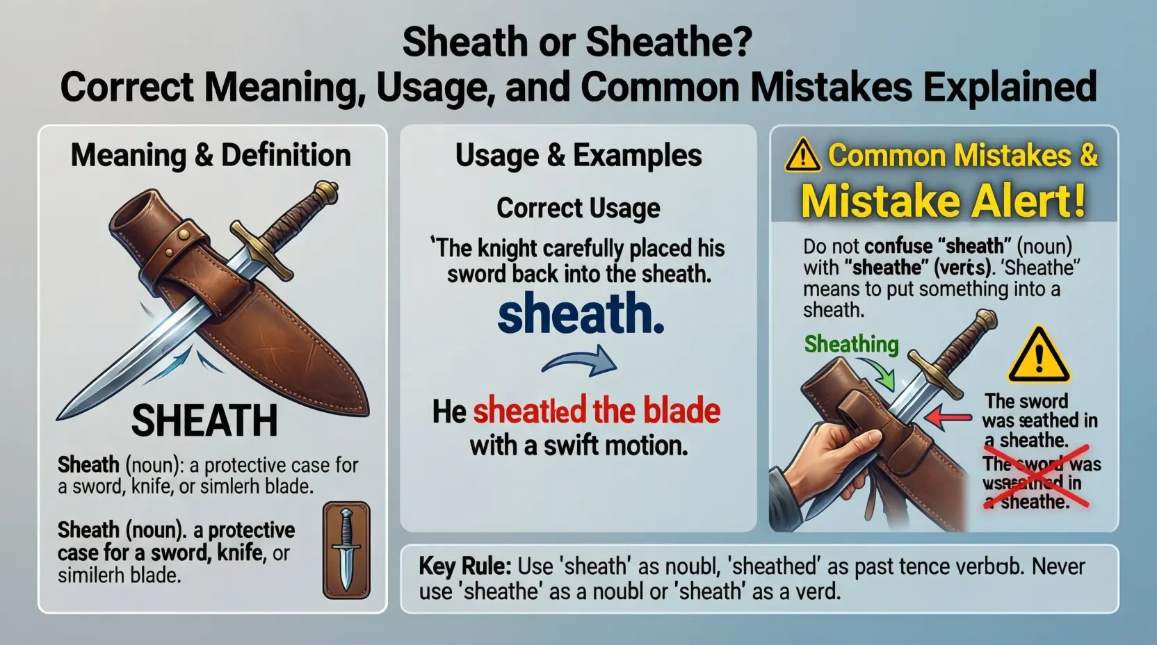 Sheath or Sheathe