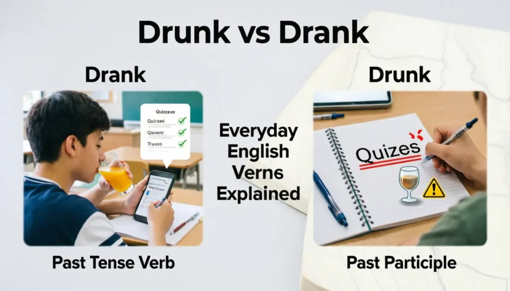 The Origin of Drunk or Drank
