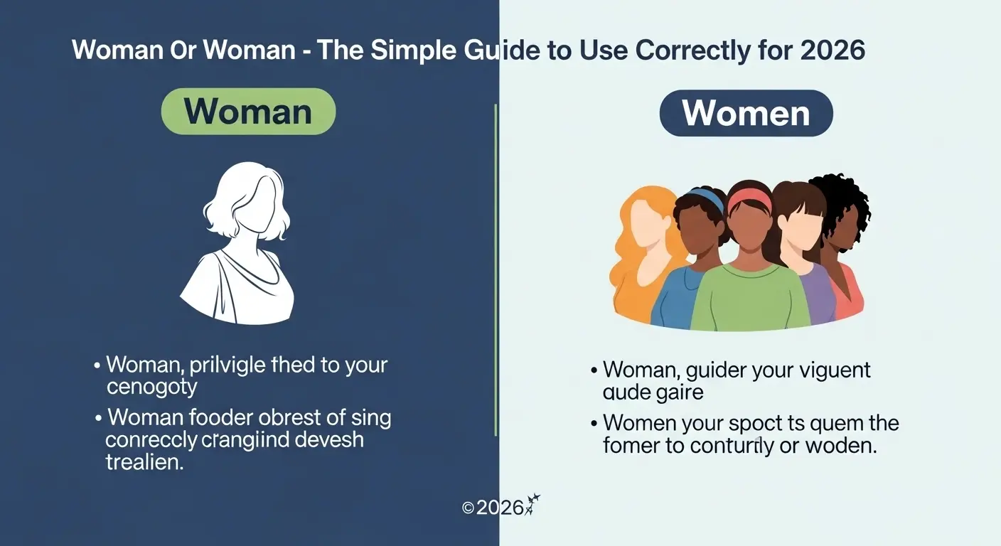 Woman Or Women