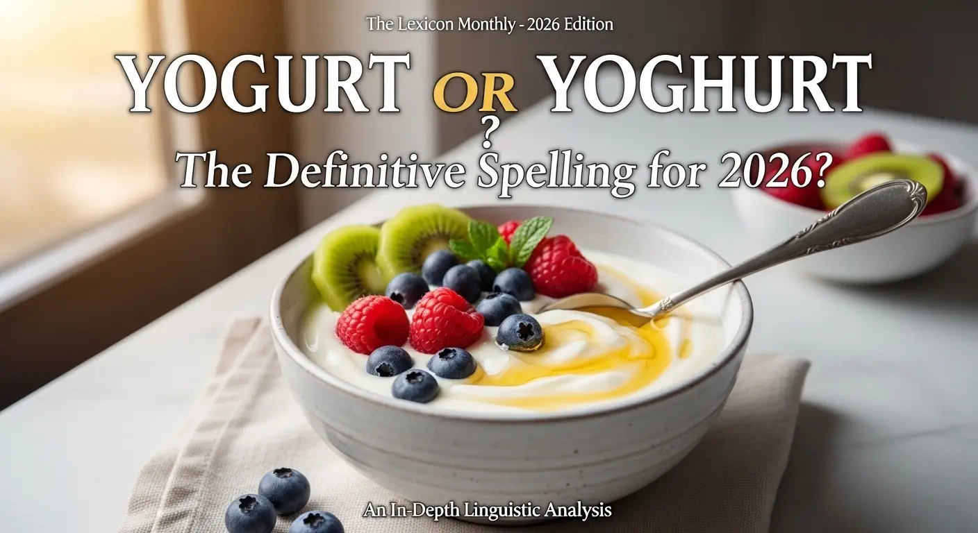 Yoghurt Or Yogurt