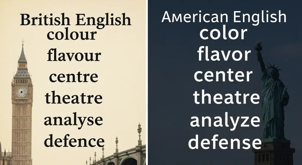 British English vs American English Spelling