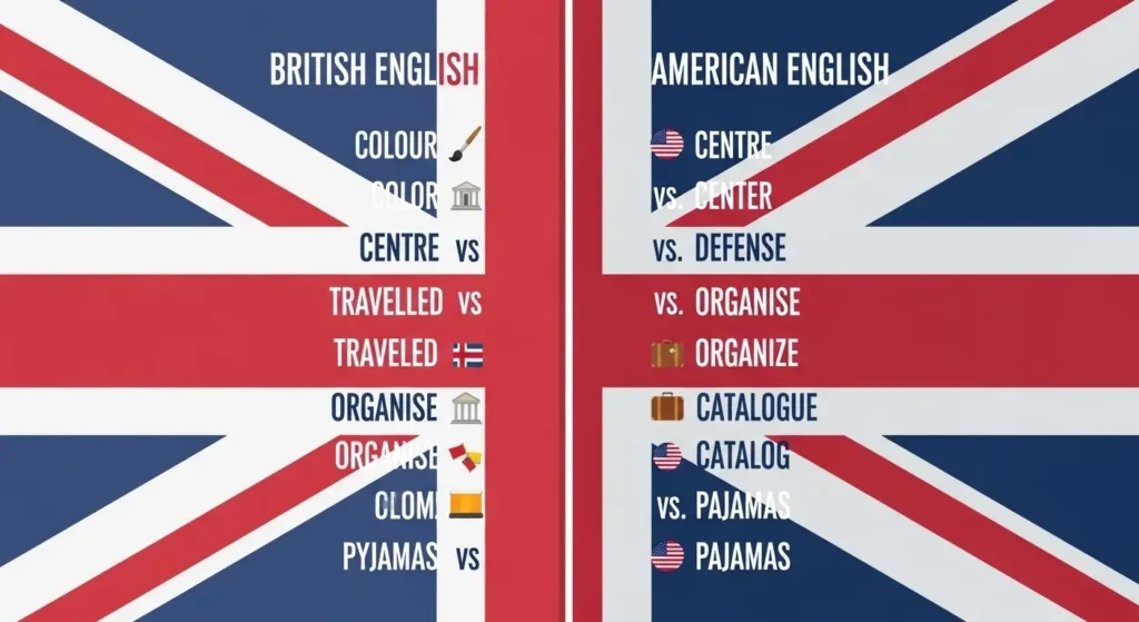 British English vs American English Spelling