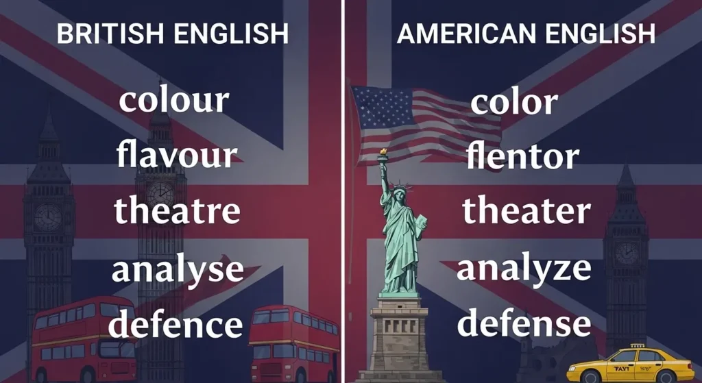 British English vs American English Spelling