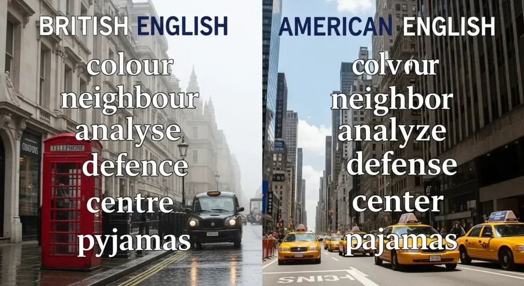 British English vs American English Spelling