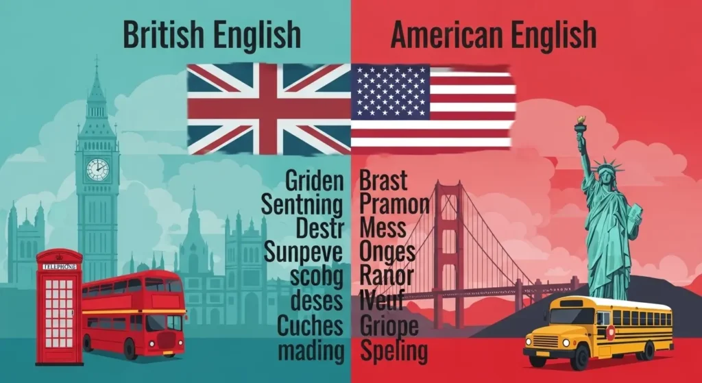 British English vs American English Spelling
