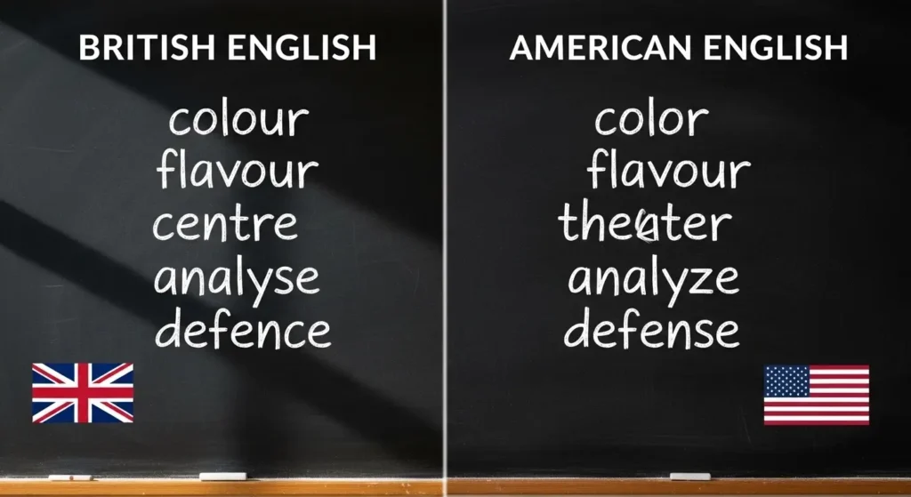 British English vs American English Spelling