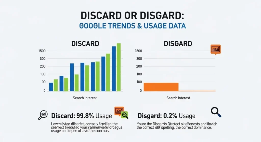 Discard or Disgard /Google Trends & Usage Data