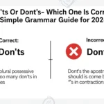 Don’ts Or Dont’s