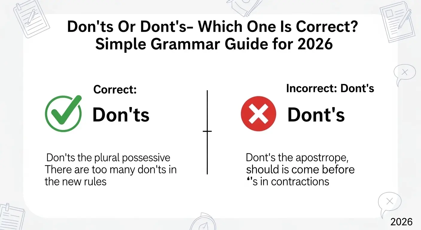 Don’ts Or Dont’s