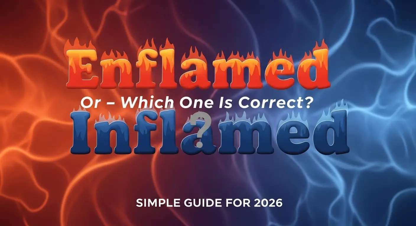 Enflamed Or Inflamed