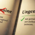 Ingenuine Or Ungenuine