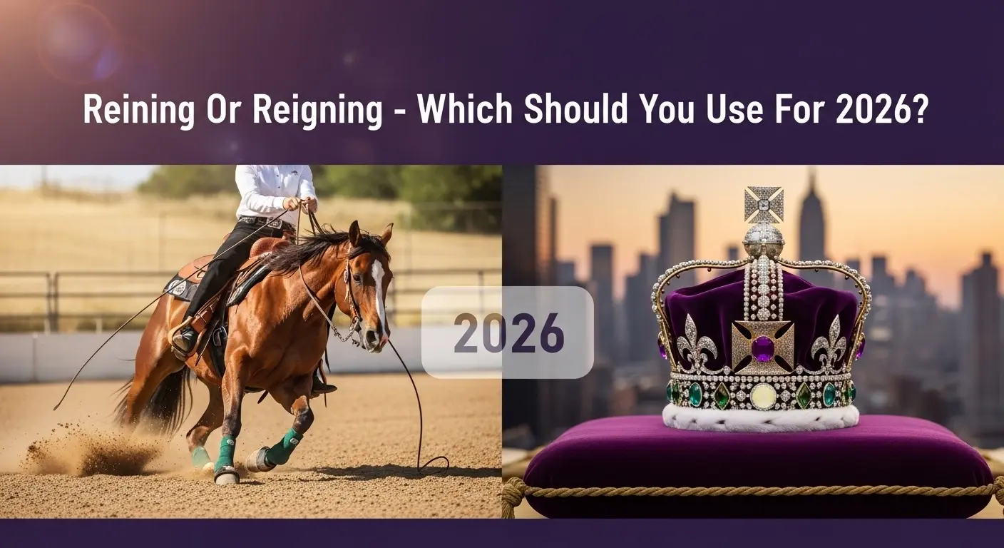 Reining Or Reigning