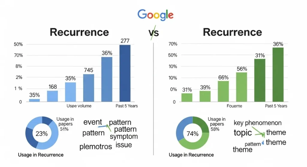 Reoccurrence or Recurrence / Google Trends & Usage Data