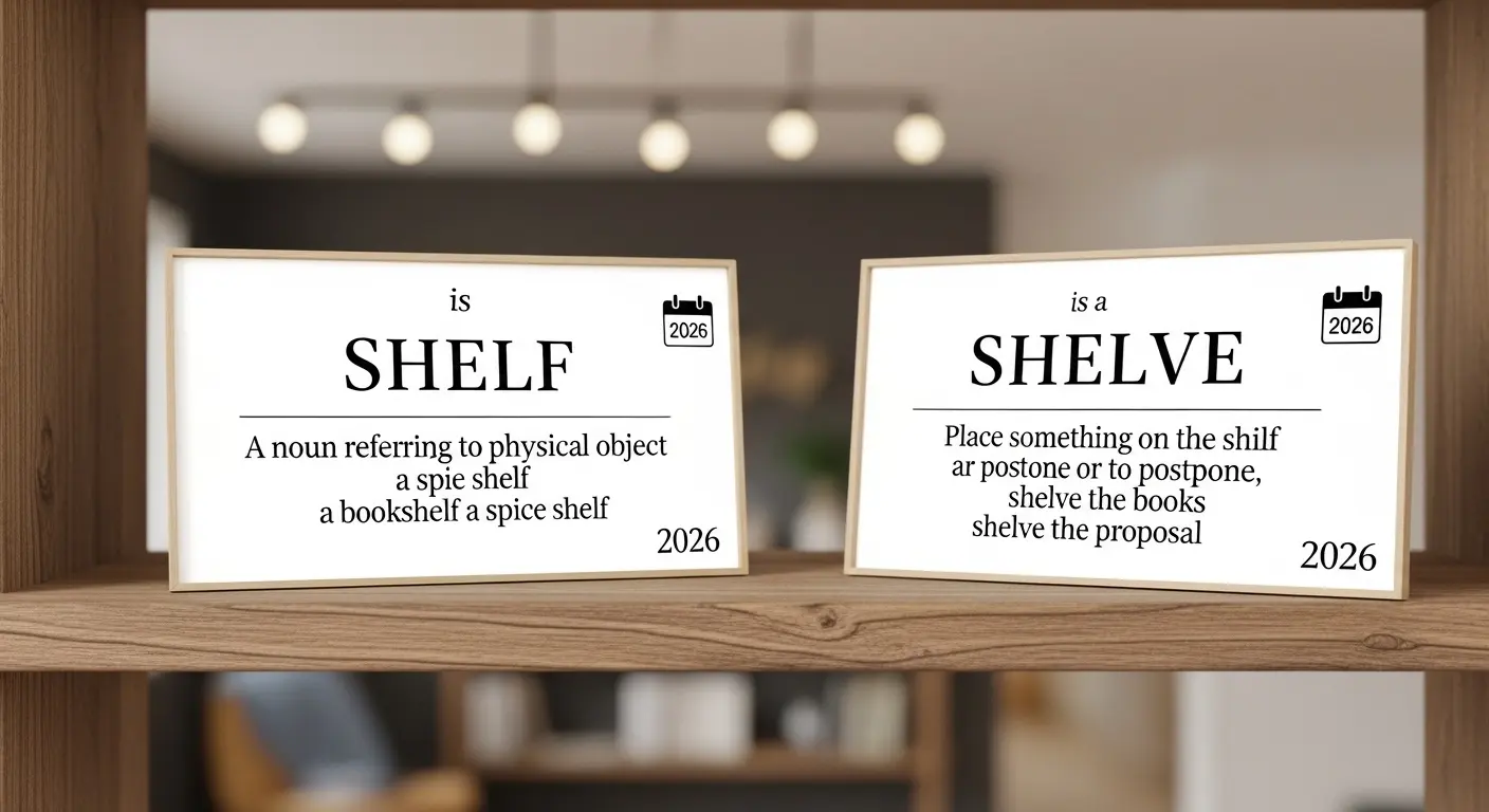 Shelf Or Shelve