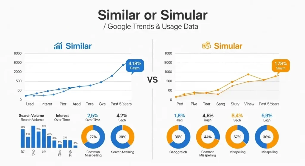 Simular or Similar / Google Trends & Usage Data