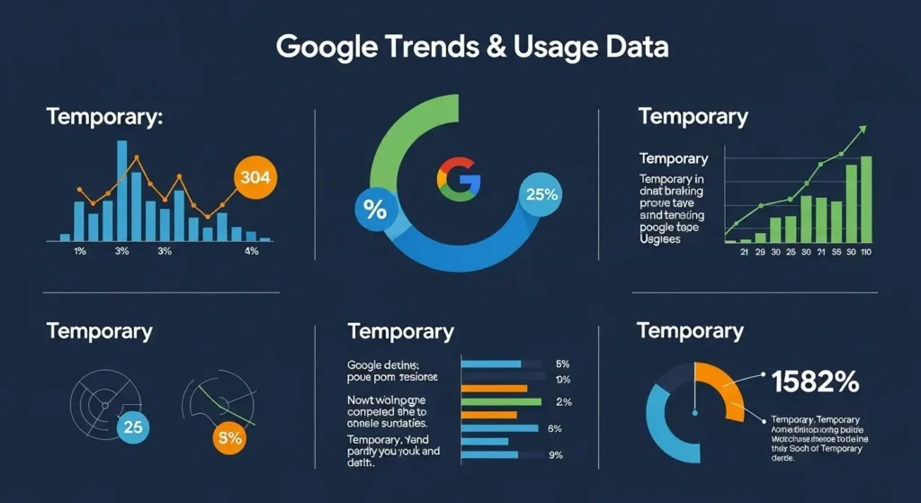 Temporarily or Temporary/ Google Trends & Usage Data