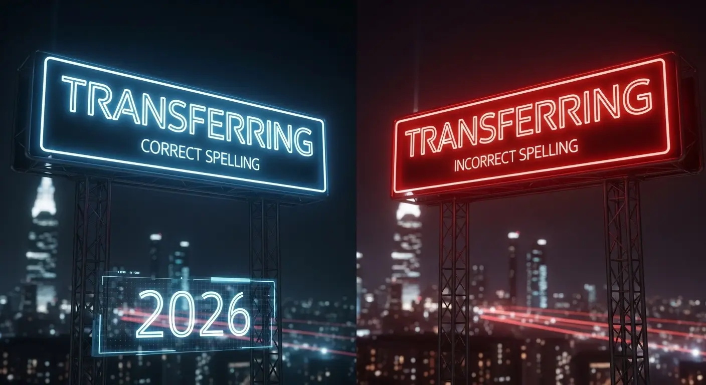 Transferring Or Transfering