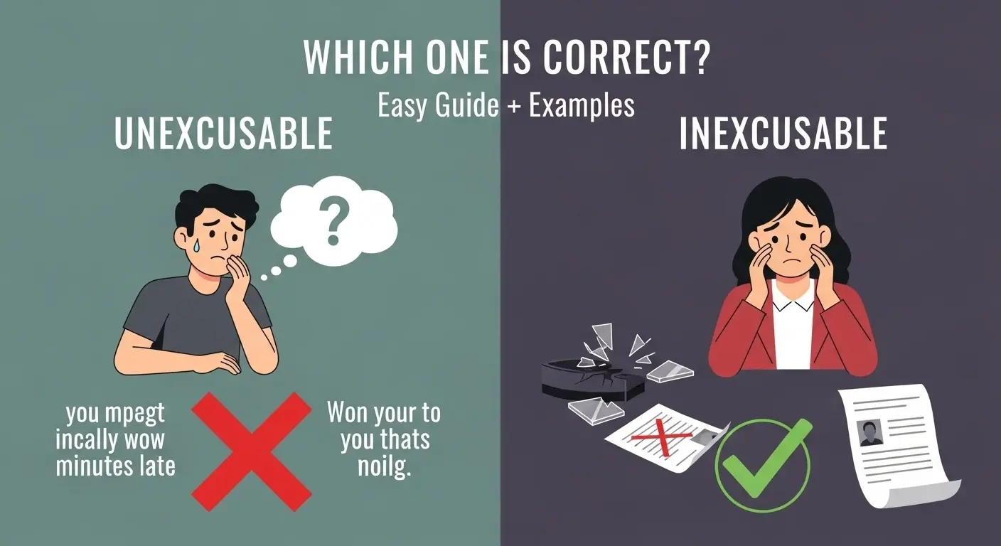 Unexcusable Or Inexcusable