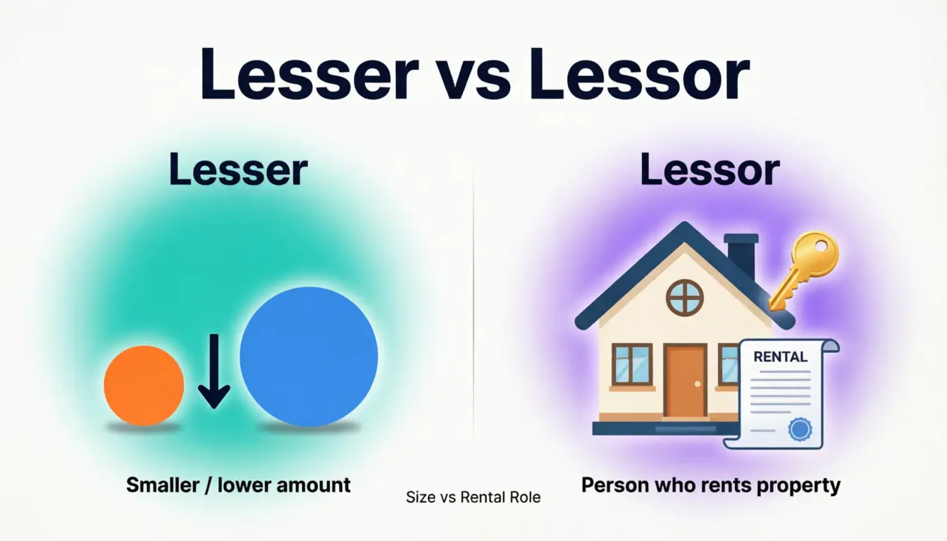 Lesser vs Lessor