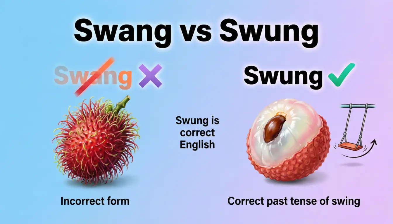 Swang vs Swung