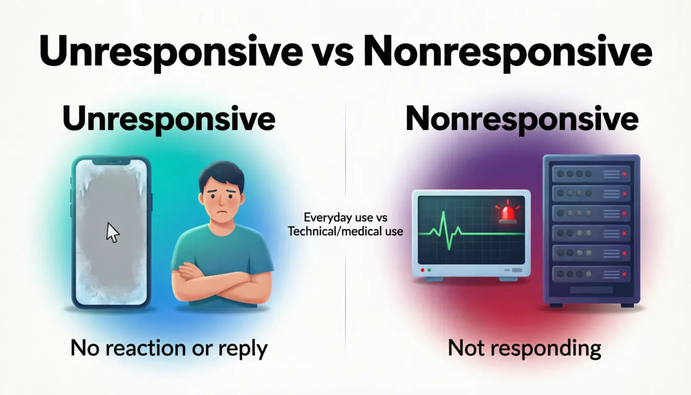 Unresponsive vs Nonresponsive