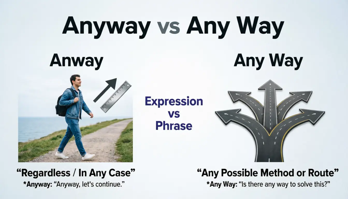 Anyway vs Any Way