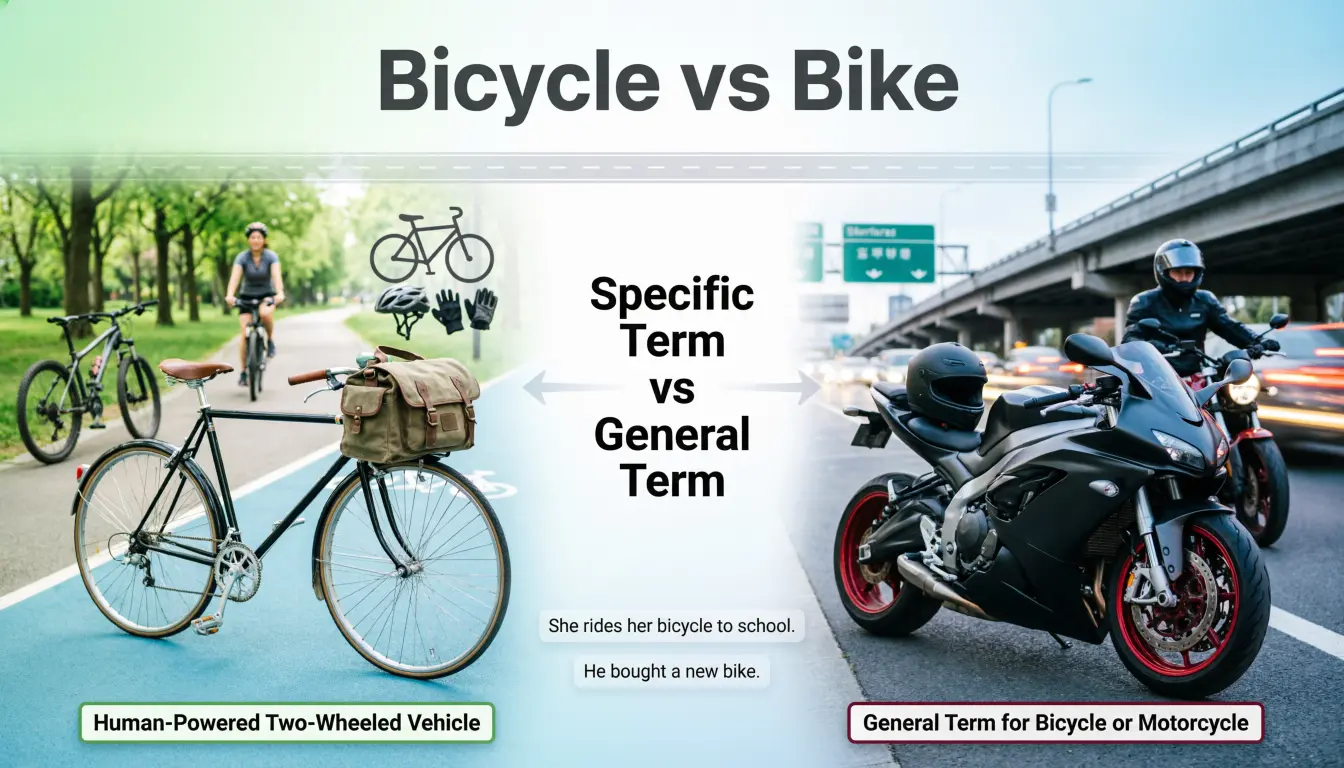 Bicycle vs Bike