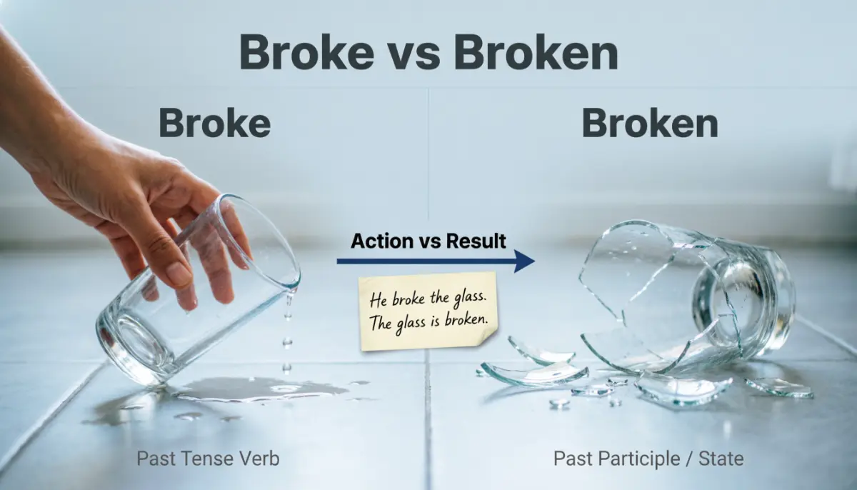 Broke vs Broken