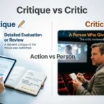 Critique vs Critic