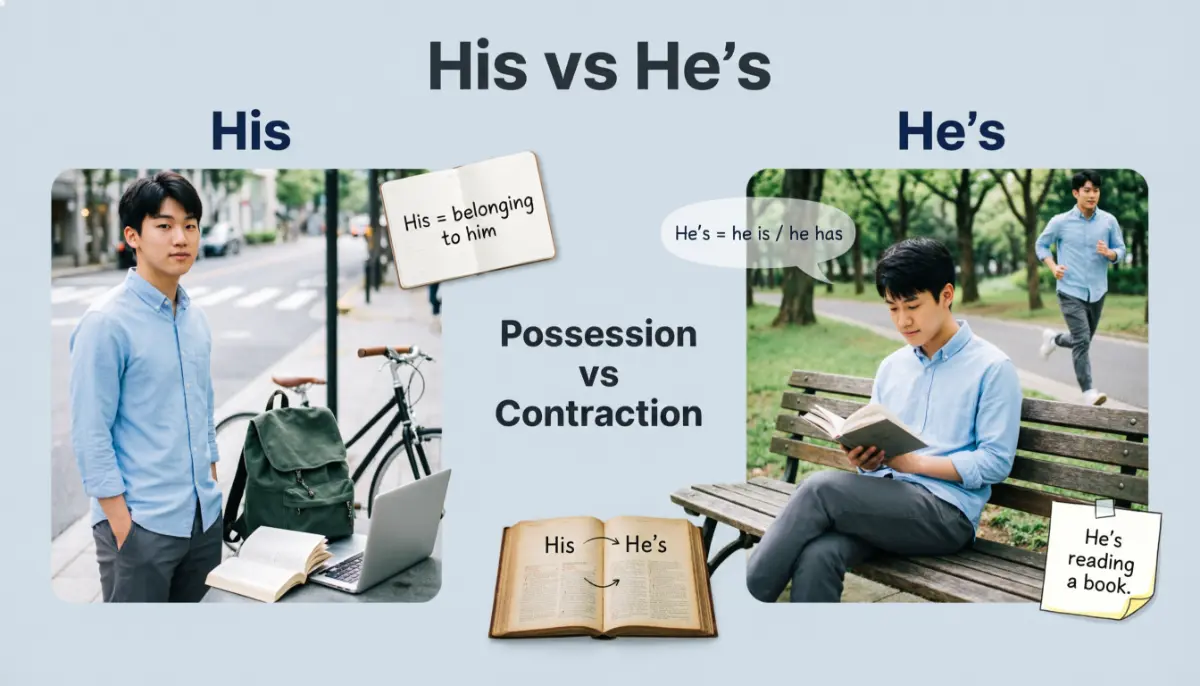 His vs He's