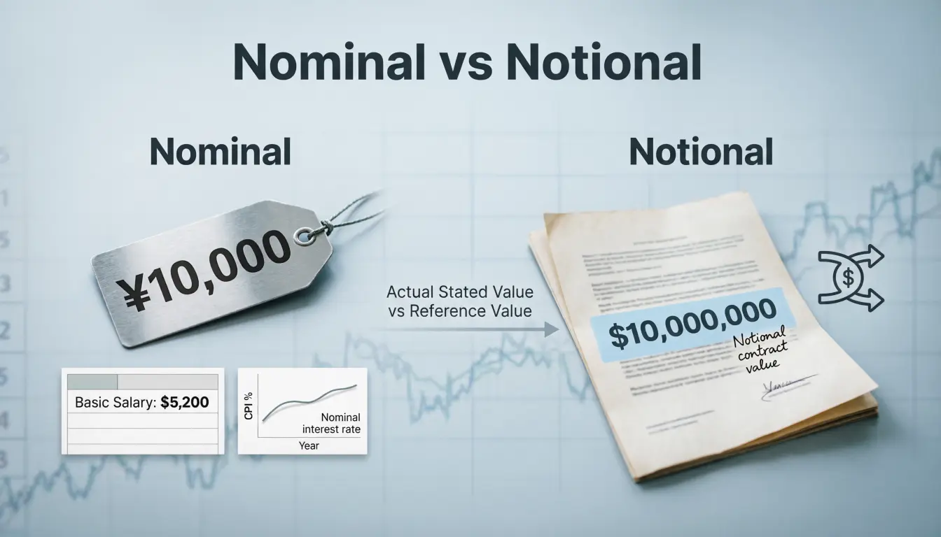 Nominal vs Notional