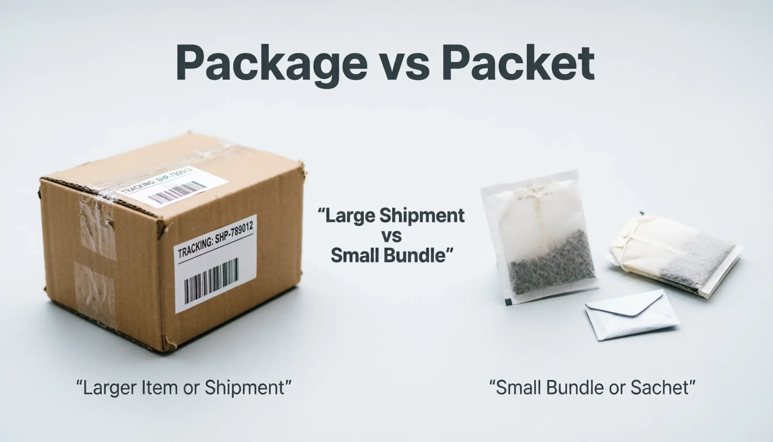Package vs Packet