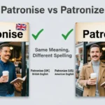 Patronise vs Patronize