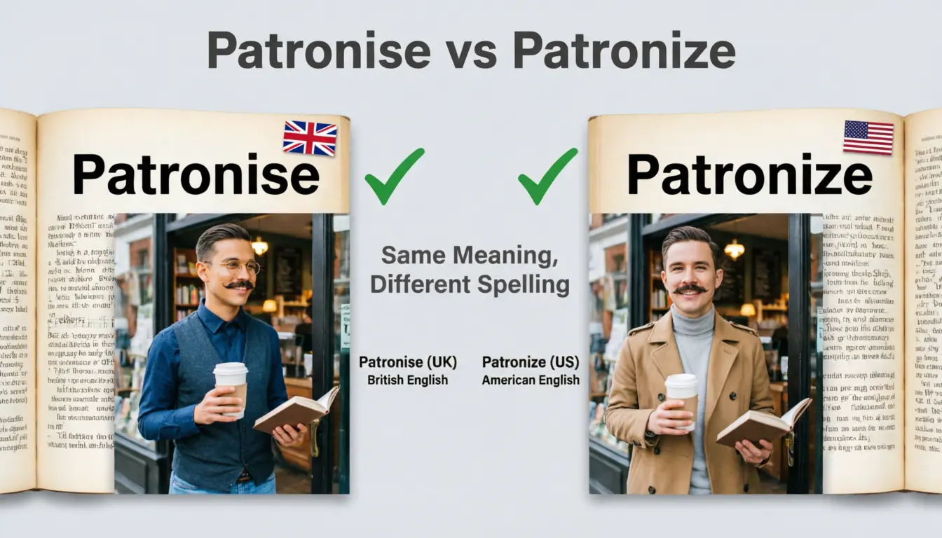 Patronise vs Patronize
