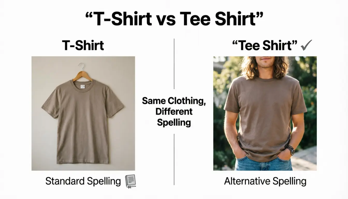 T Shirt vs Tee Shirt